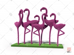 Топиари композиция Фламинго"