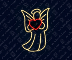 Светодиодная 2D-фигура "Ангел любви"