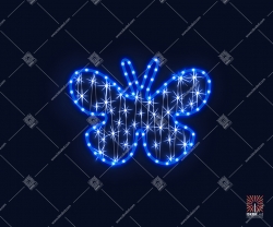 Светодиодная 2D-фигура "Бабочка"