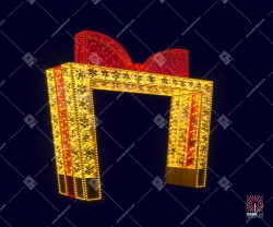 Светодиодная арка "Золотой подарок"
