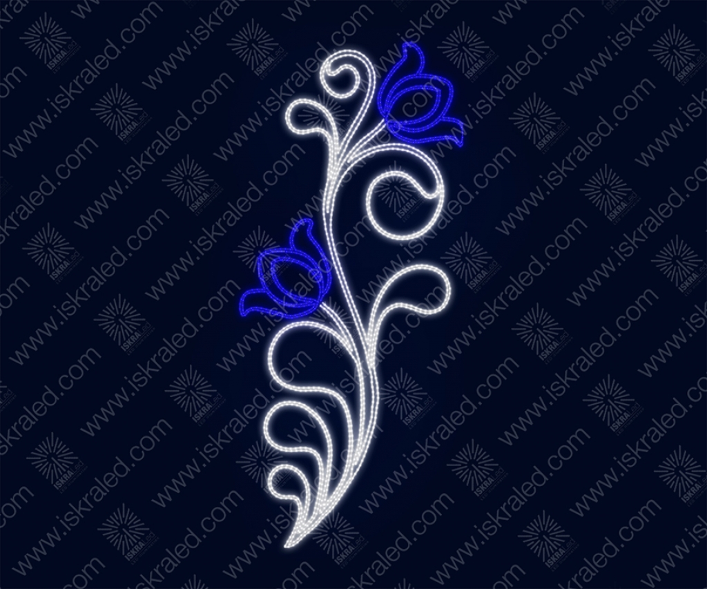Светодиодная консоль "Синий цветок"
